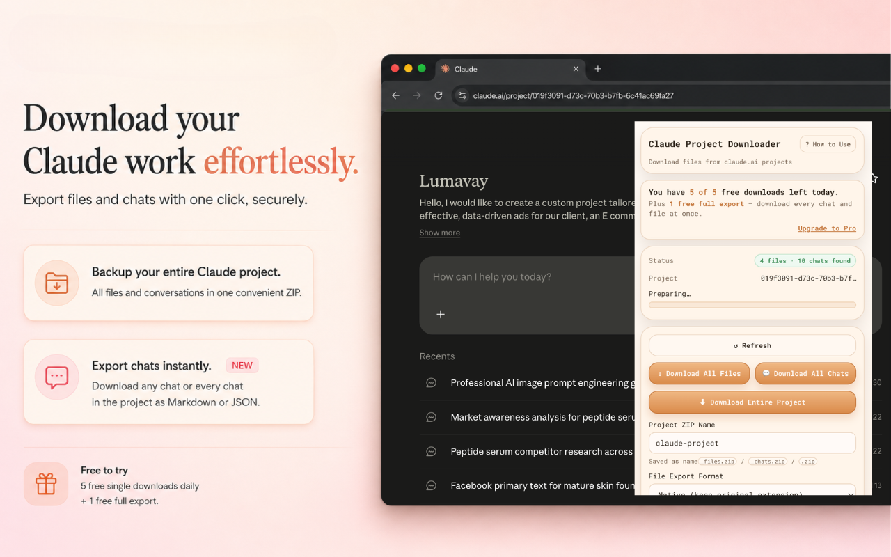 Effortless Export